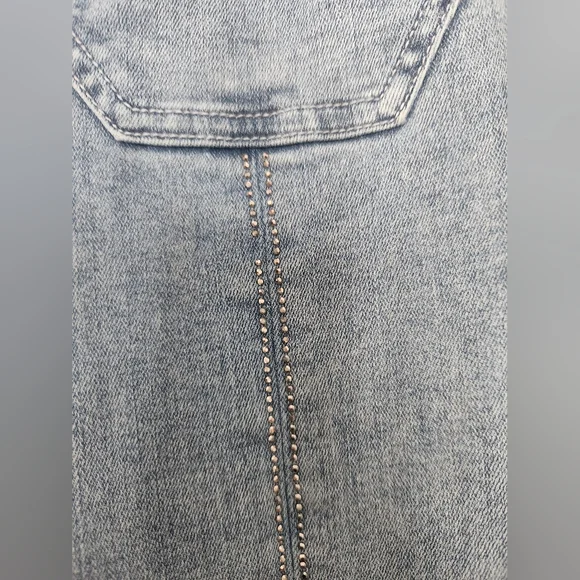 Joseph Ribkoff - Culotte Jeans With Embellished Front Seam Size 8 - Picture 7 of 16
